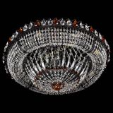 Люстра Кольцо Классика №8 Черная с чайными подвесками в Ижевске