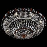 Люстра Кольцо Классика №8 Черная с чайными подвесками в Ижевске