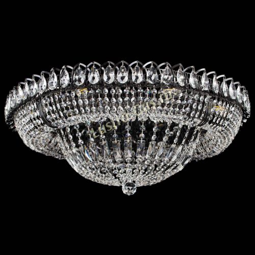 Люстра Кольцо Классика №8 Черная в Ижевске Гусь Хрустальный