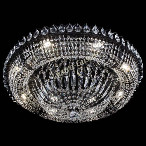 Люстра Кольцо Классика №8 Черная в Ижевске Гусь Хрустальный