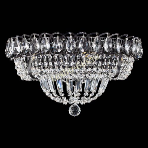 Люстра Кольцо Классика Черная в Ижевске Гусь Хрустальный