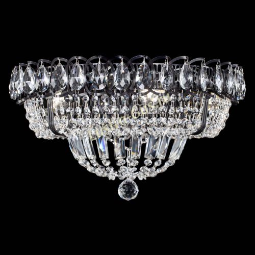 Люстра Кольцо Классика Черная в Ижевске Гусь Хрустальный