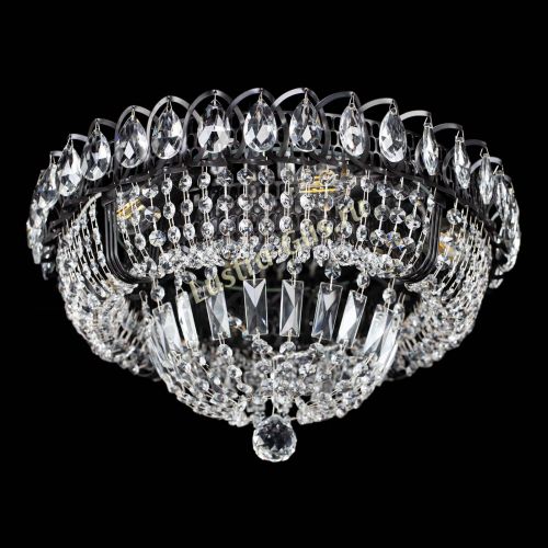 Люстра Кольцо Классика Черная в Ижевске Гусь Хрустальный