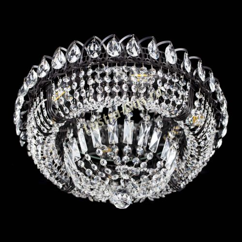 Люстра Кольцо Классика Черная в Ижевске Гусь Хрустальный