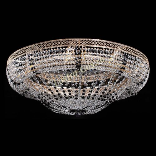 Люстра Кольцо Классика Венеция черная в Ижевске Гусь Хрустальный