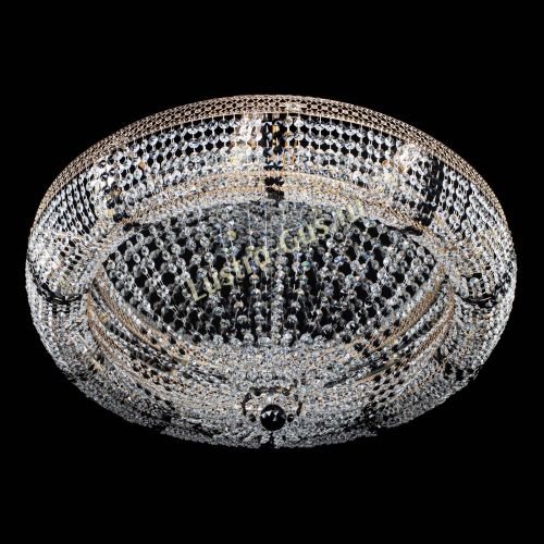 Люстра Кольцо Классика Венеция черная в Ижевске Гусь Хрустальный