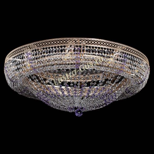 Люстра Кольцо Классика Венеция фиолетовая в Ижевске Гусь Хрустальный