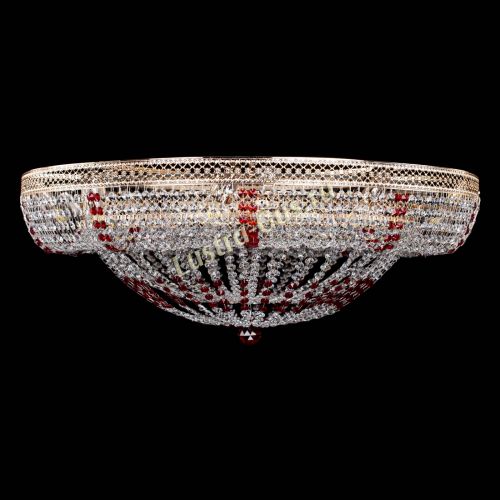 Люстра Кольцо Классика Венеция красная в Ижевске Гусь Хрустальный