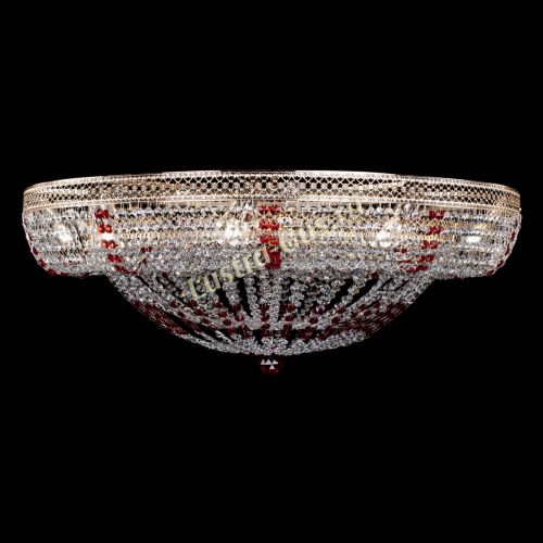 Люстра Кольцо Классика Венеция красная в Ижевске Гусь Хрустальный