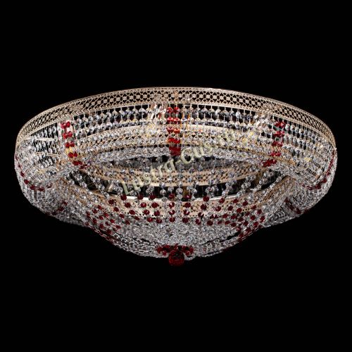Люстра Кольцо Классика Венеция красная в Ижевске Гусь Хрустальный