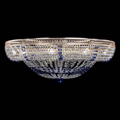 Люстра Кольцо Классика Венеция синяя в Ижевске Гусь Хрустальный