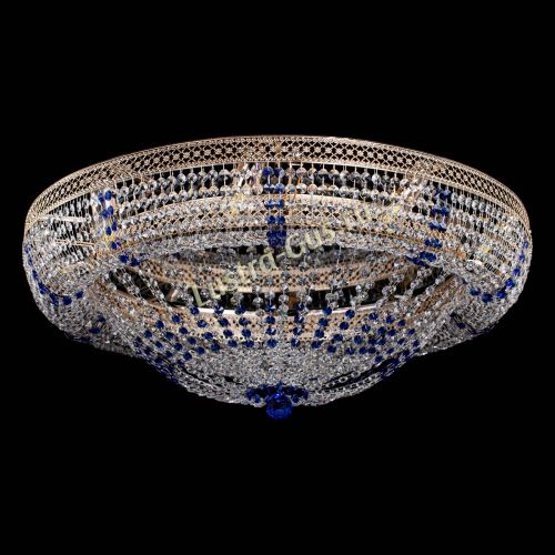 Люстра Кольцо Классика Венеция синяя в Ижевске Гусь Хрустальный