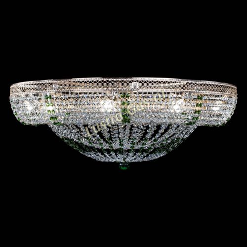 Люстра Кольцо Классика Венеция зеленая в Ижевске Гусь Хрустальный