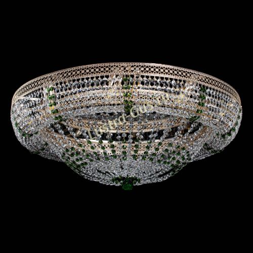 Люстра Кольцо Классика Венеция зеленая в Ижевске Гусь Хрустальный