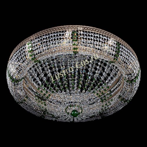 Люстра Кольцо Классика Венеция зеленая в Ижевске Гусь Хрустальный