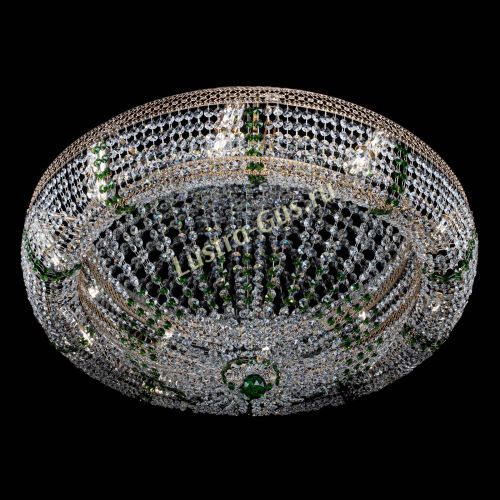 Люстра Кольцо Классика Венеция зеленая в Ижевске Гусь Хрустальный