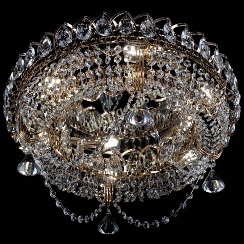 Люстра Кольцо Ожерелье конус в Ижевске Гусь Хрустальный