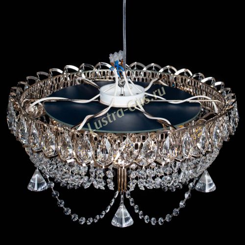 Люстра Кольцо Ожерелье конус в Ижевске Гусь Хрустальный