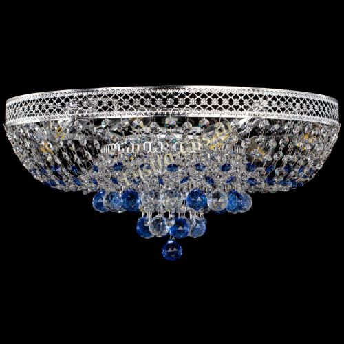 Люстра Кольцо Венеция №44 синяя в Ижевске Гусь Хрустальный