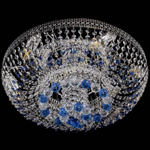 Люстра Кольцо Венеция №44 синяя в Ижевске Гусь Хрустальный