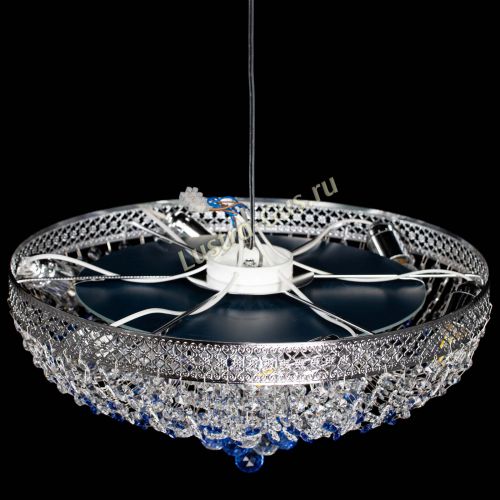 Люстра Кольцо Венеция №44 синяя в Ижевске Гусь Хрустальный