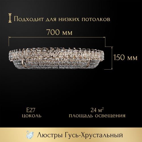 Люстра Кольцо оптикон в Ижевске Гусь Хрустальный