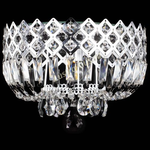 Люстра Корона пластинка №1 черная в Ижевске Гусь Хрустальный