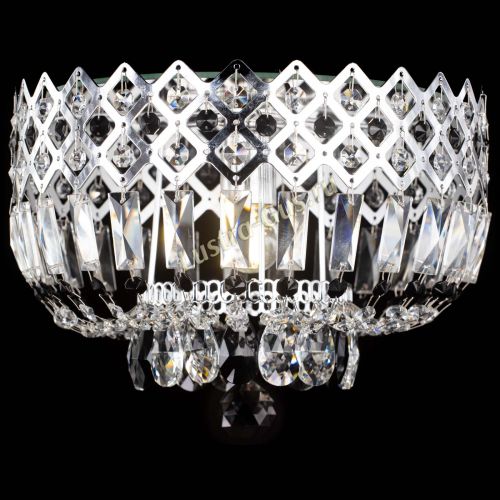 Люстра Корона пластинка №1 черная в Ижевске Гусь Хрустальный