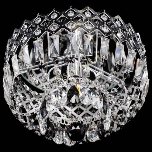 Люстра Корона пластинка №1 черная в Ижевске Гусь Хрустальный