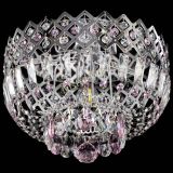 Люстра Корона пластинка №1 розовая в Ижевске