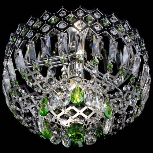 Люстра Корона пластинка №1 зеленая в Ижевске Гусь Хрустальный