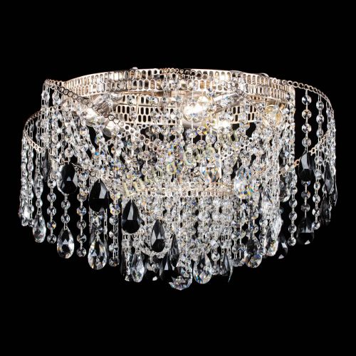 Люстра Космея №4 черная в Ижевске Гусь Хрустальный