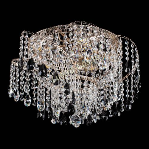 Люстра Космея №4 черная в Ижевске Гусь Хрустальный