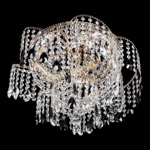 Люстра Космея №4 черная в Ижевске Гусь Хрустальный