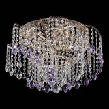 Люстра Космея №4 фиолетовая в Ижевске