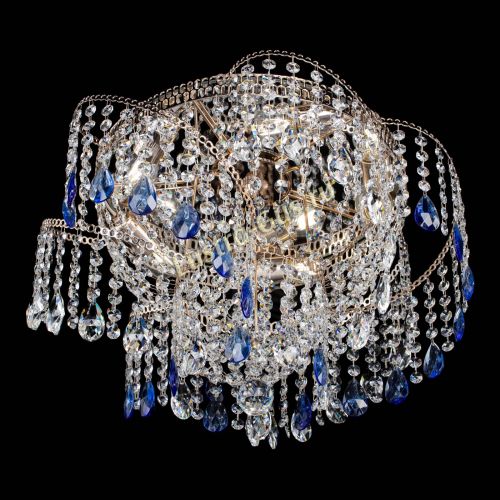 Люстра Космея №4 синяя в Ижевске Гусь Хрустальный