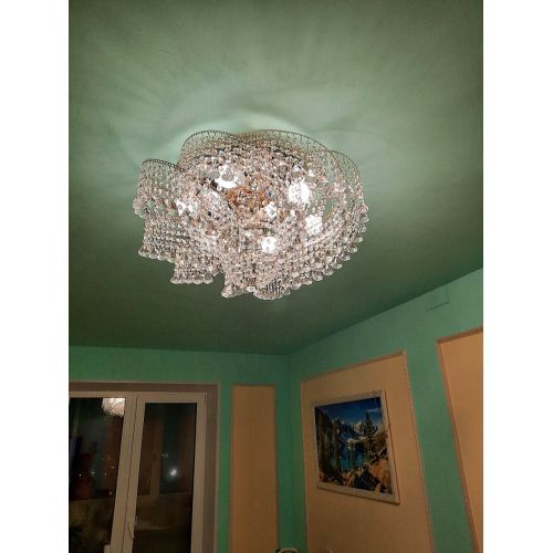 Люстра Космея №6 конус в Ижевске Гусь Хрустальный