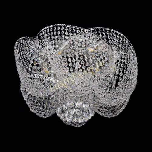 Люстра Космея Бутон большая в Ижевске Гусь Хрустальный