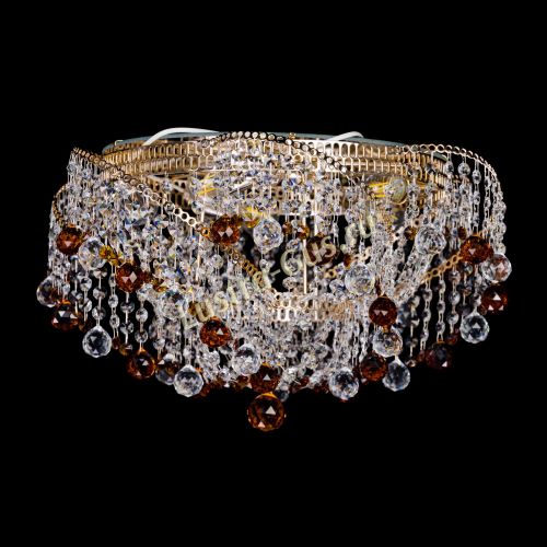 Люстра Космея шар 40 мм чайная в Ижевске Гусь Хрустальный