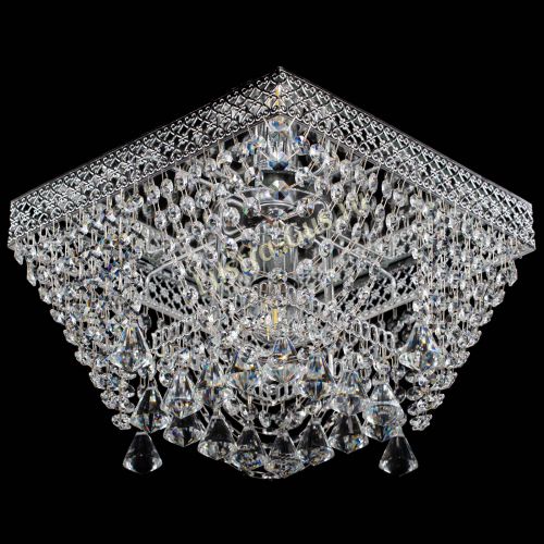 Люстра Квадрат №12 конусы в Ижевске Гусь Хрустальный