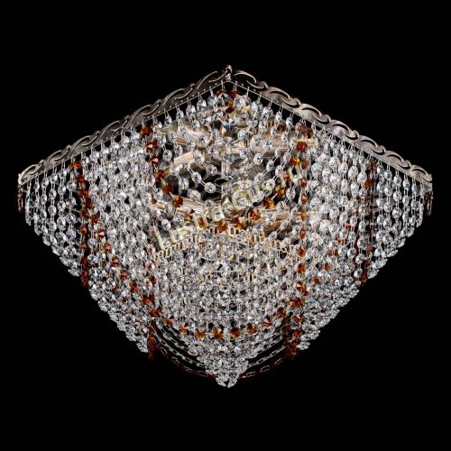 Люстра Квадрат Бриз чайная в Ижевске Гусь Хрустальный