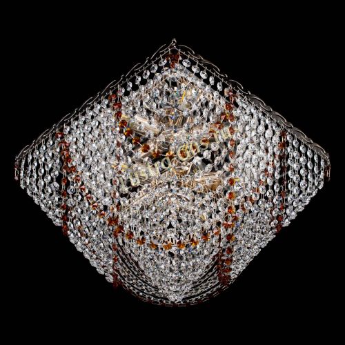 Люстра Квадрат Бриз чайная в Ижевске Гусь Хрустальный