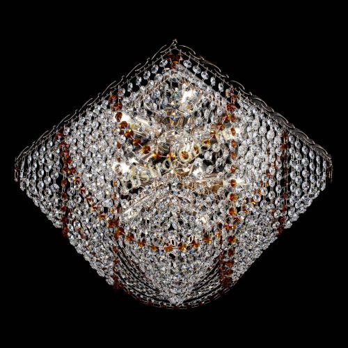 Люстра Квадрат Бриз чайная в Ижевске Гусь Хрустальный