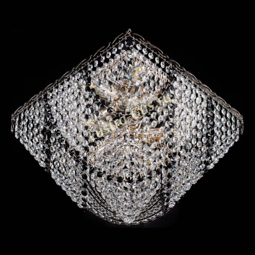 Люстра Квадрат Бриз черная в Ижевске Гусь Хрустальный