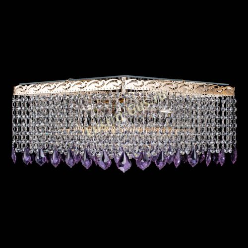 Люстра Квадрат Гамма Дубик цветная в Ижевске Гусь Хрустальный