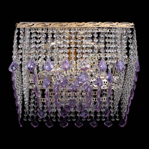 Люстра Квадрат Гамма Дубик цветная в Ижевске Гусь Хрустальный