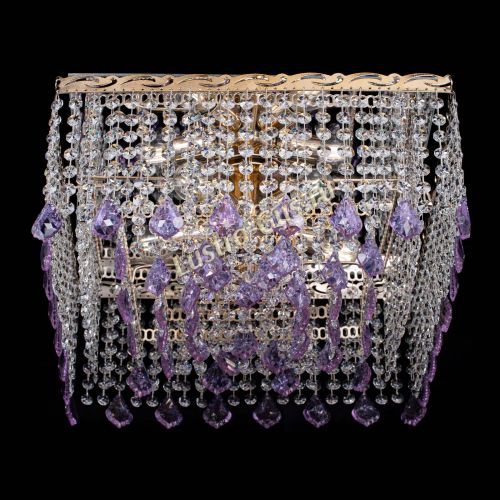 Люстра Квадрат Гамма Дубик цветная в Ижевске Гусь Хрустальный