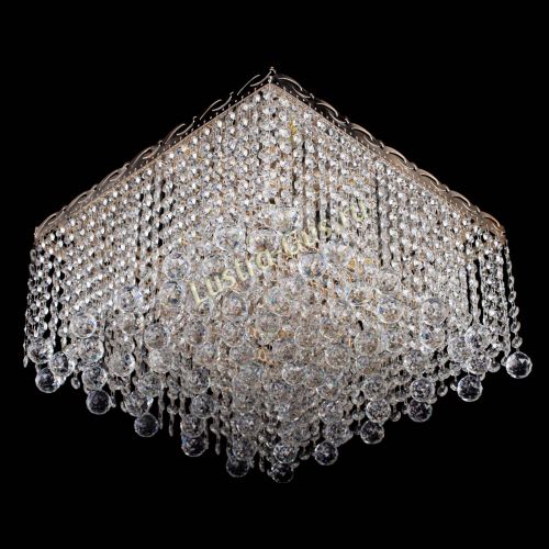 Люстра Квадрат гамма шар 30 мм длинная в Ижевске Гусь Хрустальный