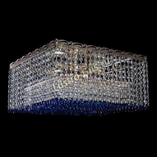 Люстра Квадрат Оптикон синяя в Ижевске Люстра Квадрат Оптикон синяя в Ижевске