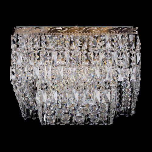 Люстра Квадрат Каскад с пластинками в Ижевске Гусь Хрустальный